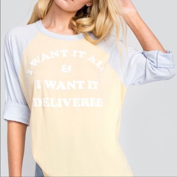 NWT wild fox I want it all and I want it delivered small top - Picture 3 of 6